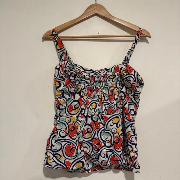 Cabi Art Abstract Womens Tank Top Size 6 - Picture 4 of 5